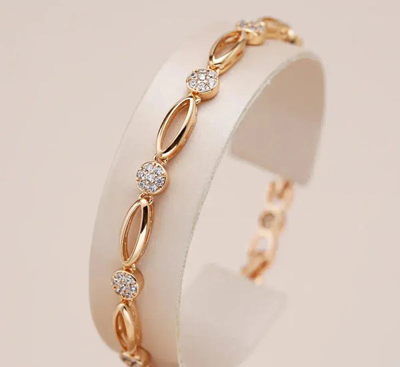 Socorro - Bracelet Doré Élégant Zircon