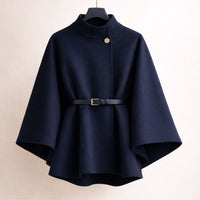 Veste cape ceinturée Valentina