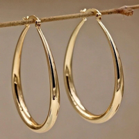 Nieves - Boucles d'Oreilles Dorées Vintage