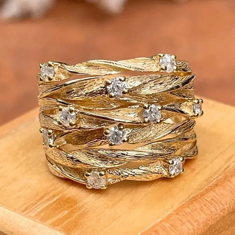 Vintage Gold - Bague Dorée