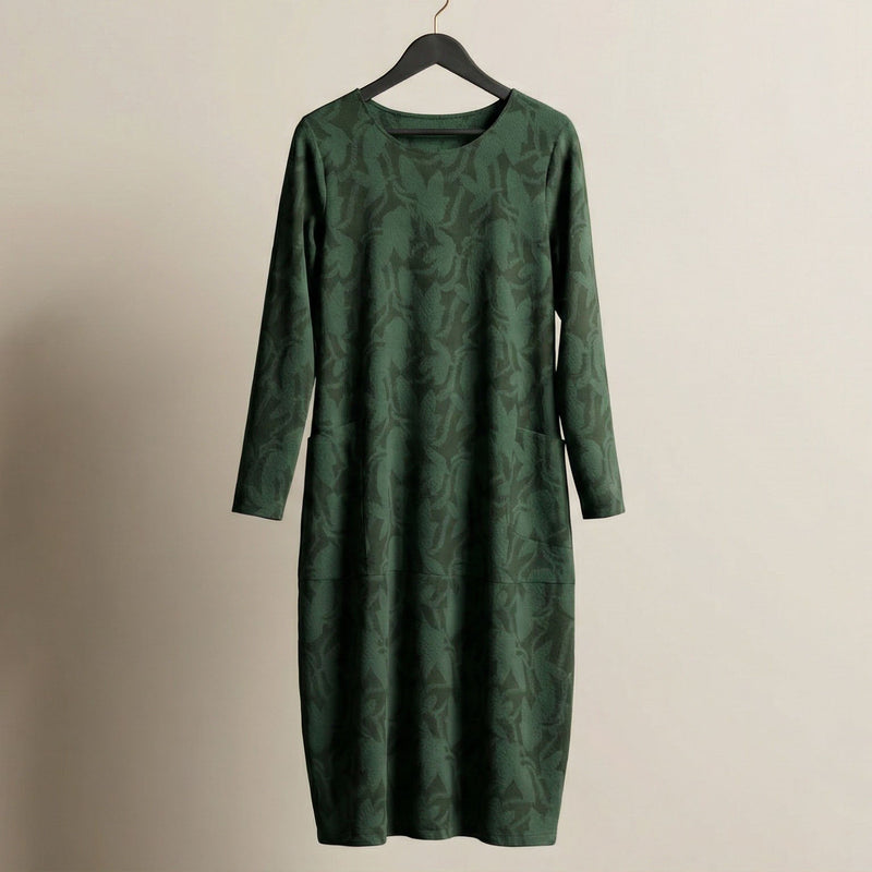 Robe midi à manches longues Elena