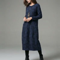 Robe midi à manches longues Elena