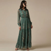 Robe midi Camilla en tissu fluide