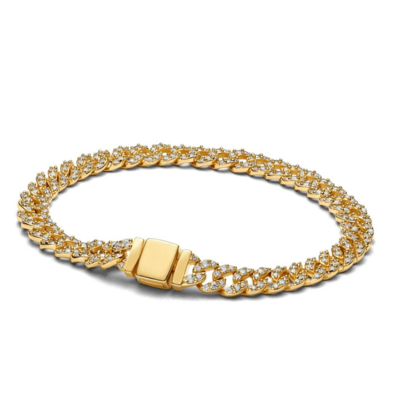 Lunara - Bracelet Chaîne Élégant Doré