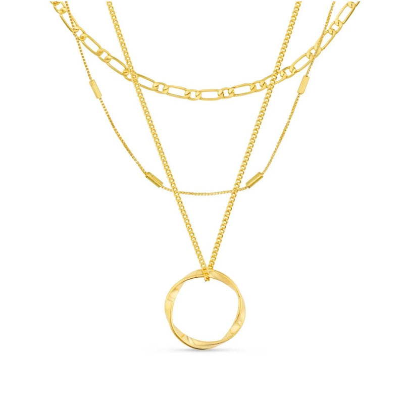 Classic - Collier Doré Trois Rangs
