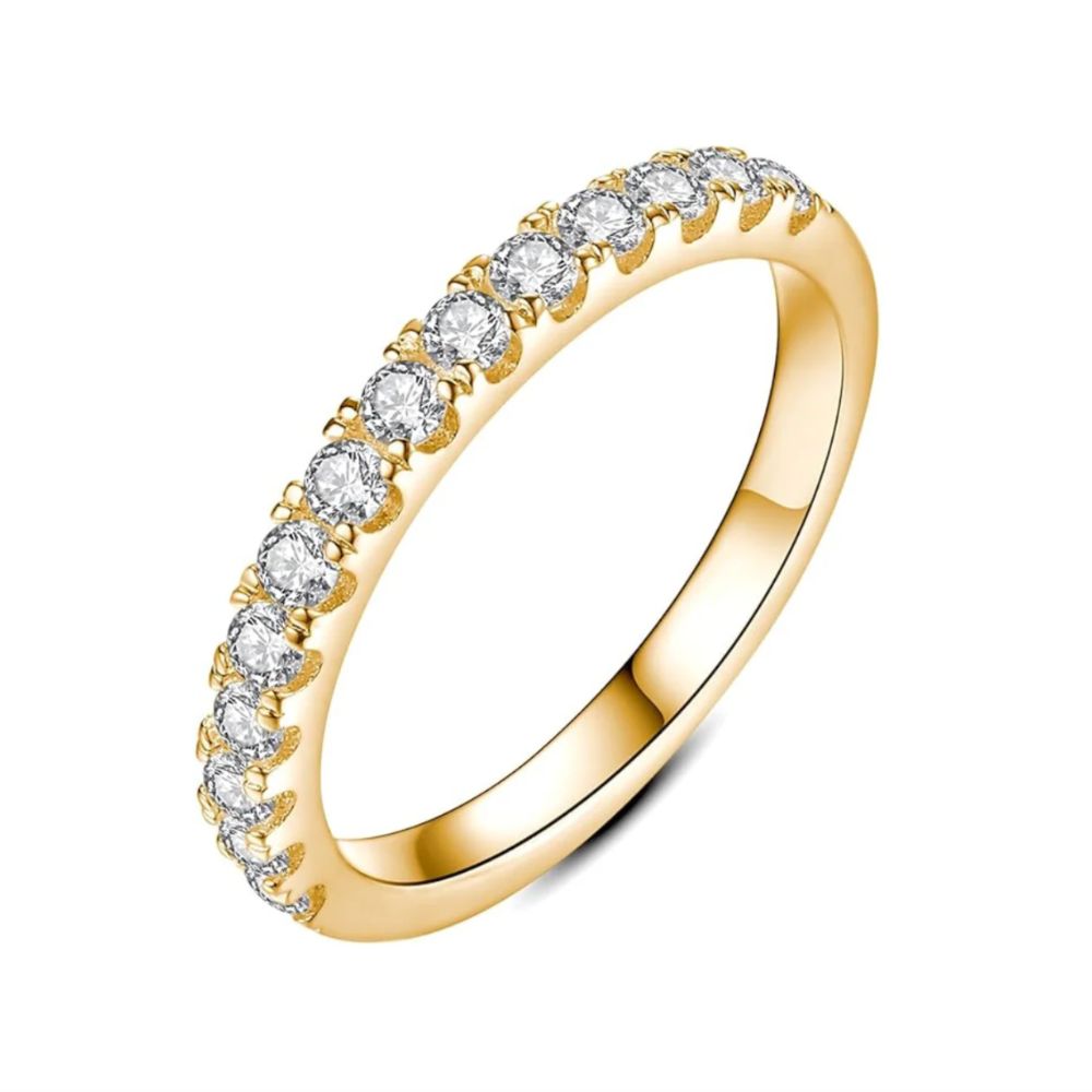 Diamond Embrace - Bague Dorée
