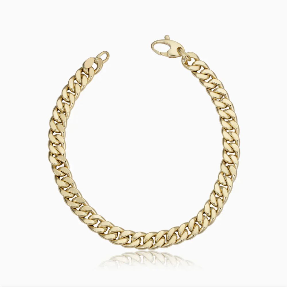 Classic Cuban - Bracelet Doré Maille Cubaine