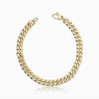 Classic Cuban - Bracelet Doré Maille Cubaine