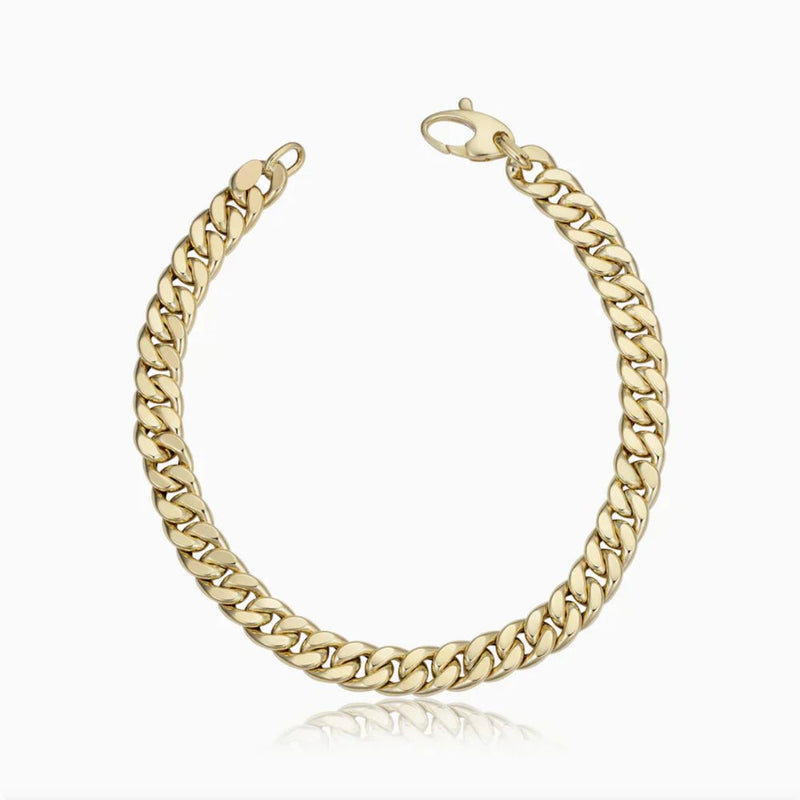 Classic Cuban - Bracelet Doré Maille Cubaine