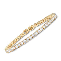 Tennis - Bracelet Doré Zircon