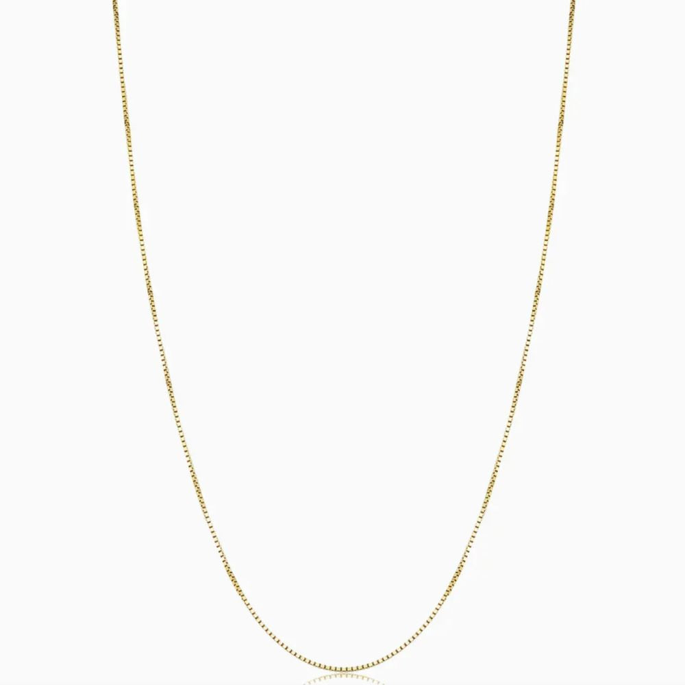 Bodega - Collier Chaîne Box Doré