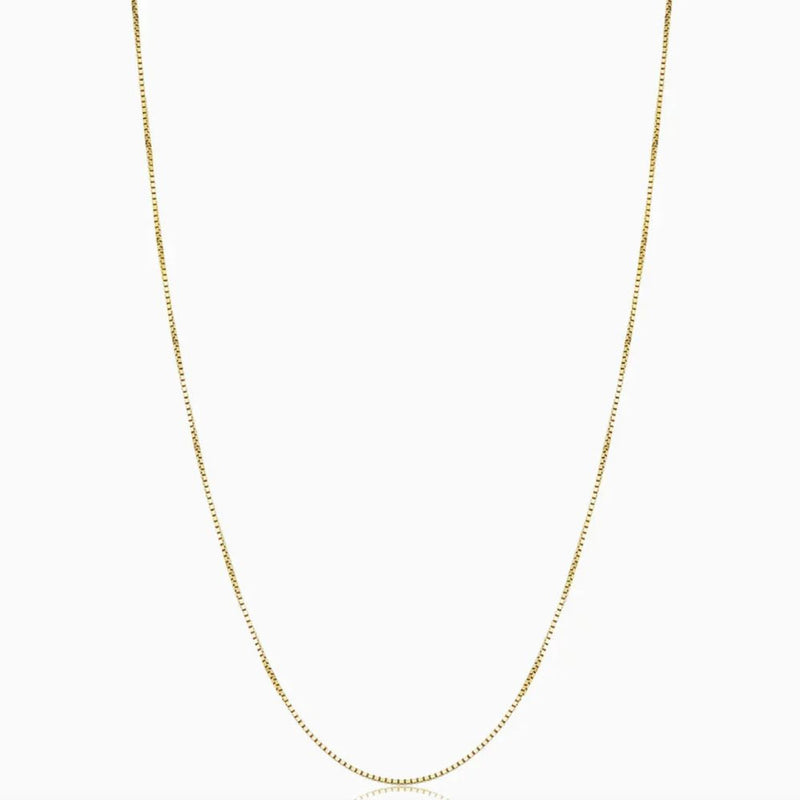 Bodega - Collier Chaîne Box Doré